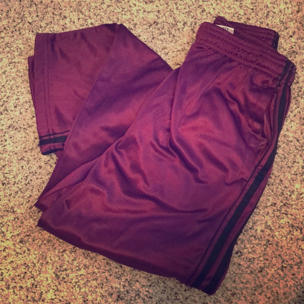 Purple sweat pants